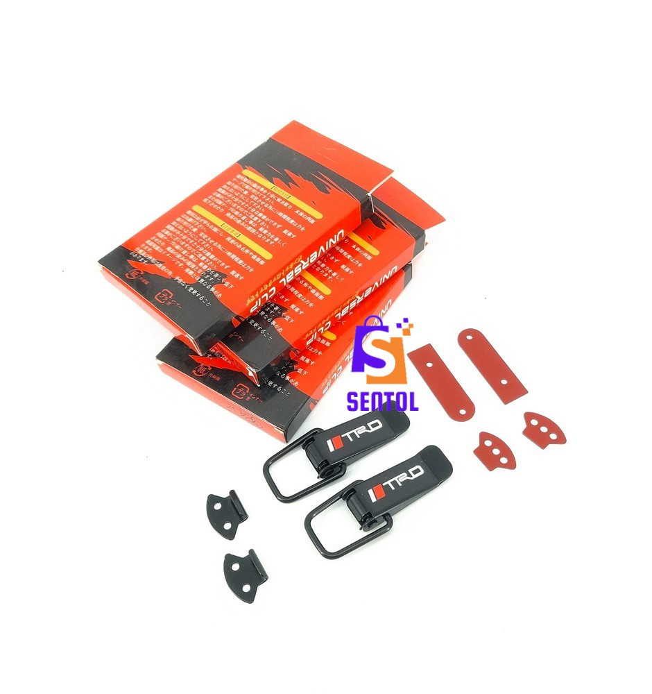 2PCS TRD Large Quick Release Car Bumper Clips Hasps