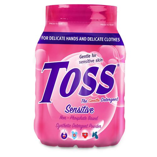 Toss Pink 12x500g Sensitive Plastic Container