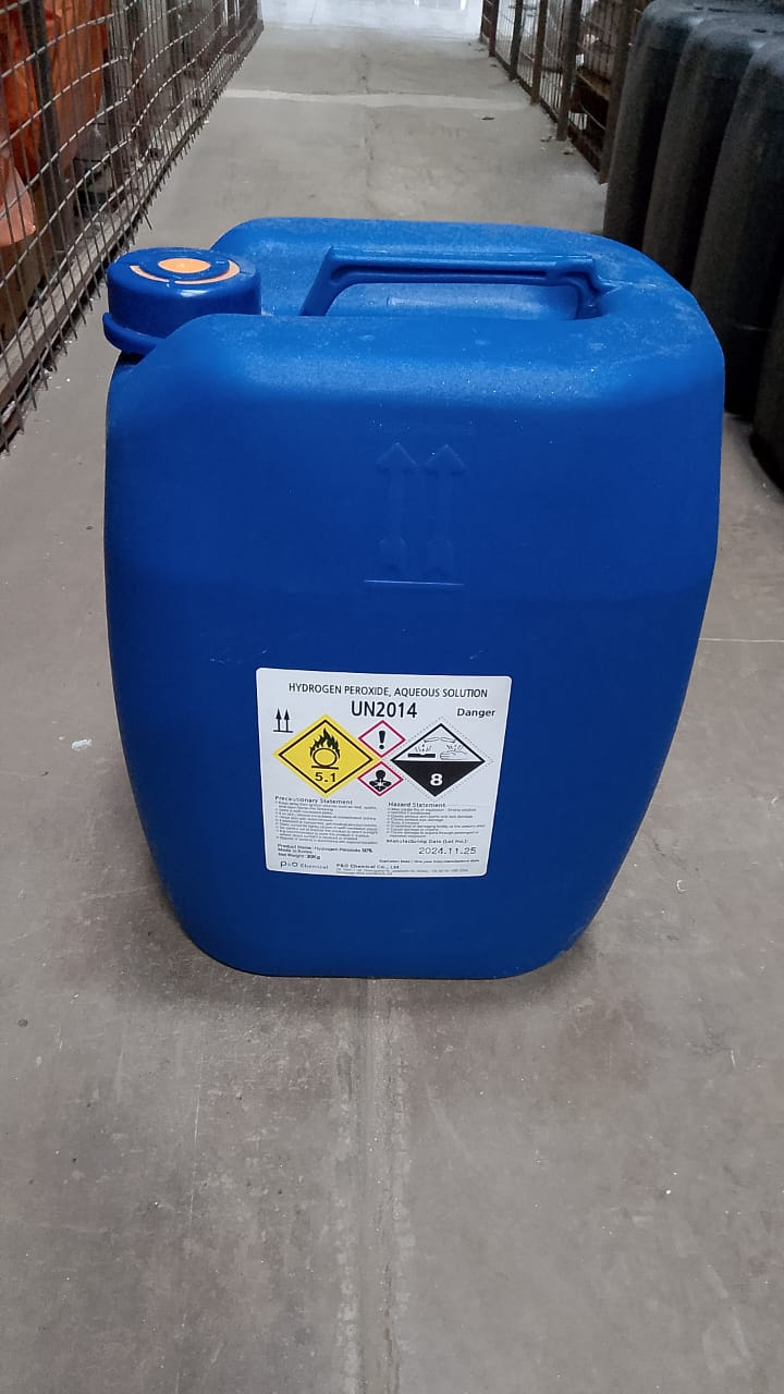Hydrogen Peroxide 35% food grade(P&O)Korea / OCI 30 Kg