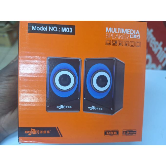 Desktop Laptop Speaker- USB Multimedia