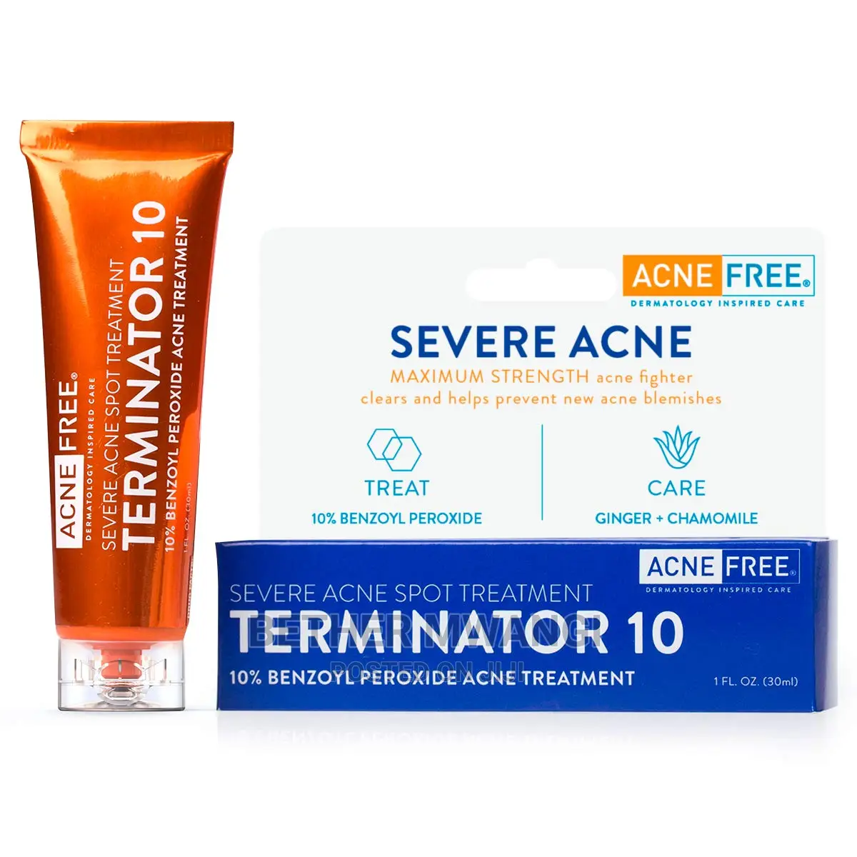 Terminator 10 Acne Spot Treatment With Benzoyl Peroxide
