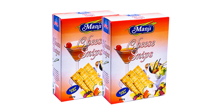Manji Cheese Snips Biscuits 250g