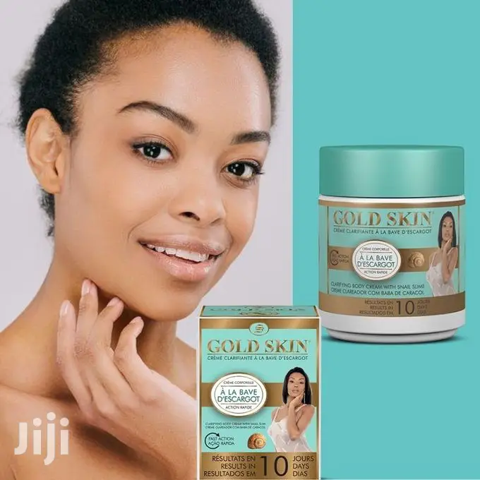 Gold Skin Face Lightening Toning Cream With Snail Slime