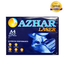 Azhar Photocopying Paper A4 80Gsm Blue 5s
