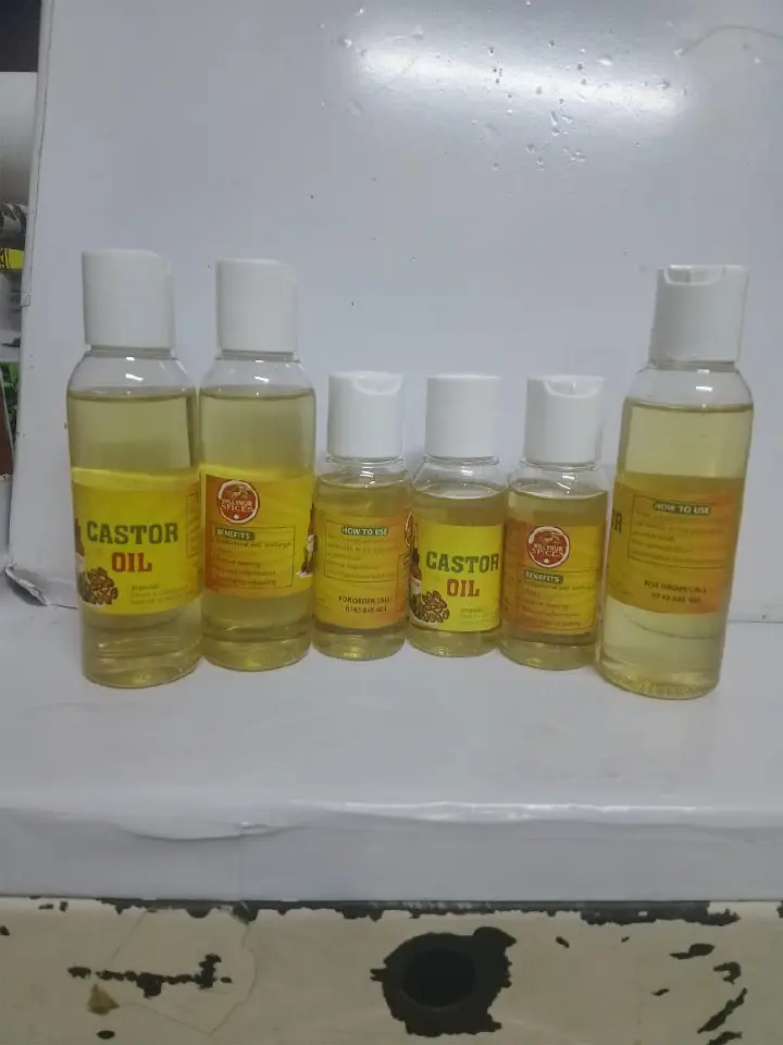 Organic Cold pressed yellow Castor oil