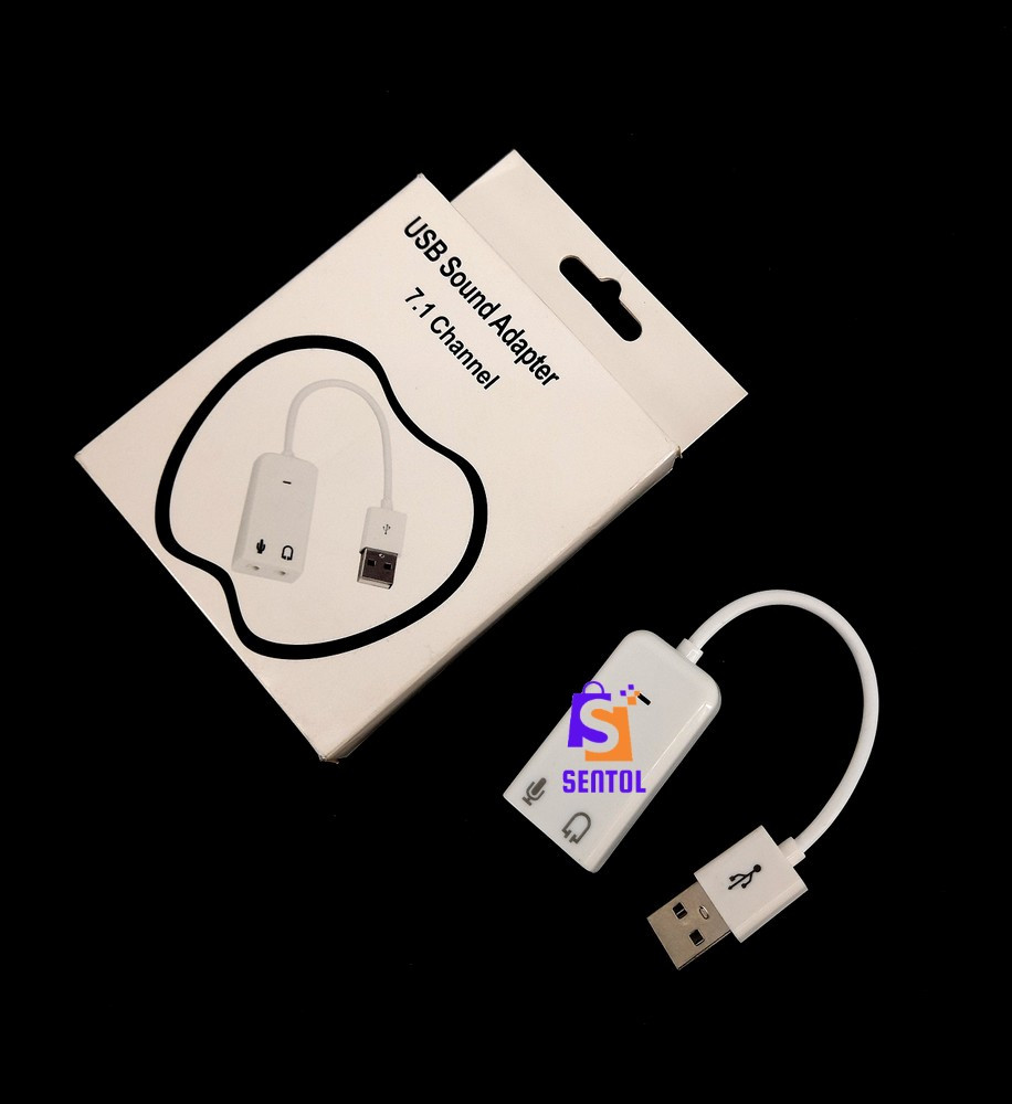USB Audio Splitter Adapter External Sound Card with 3.5mm Headphone and Microphone Jack Compatible with Windows, Mac, macOS, Linux, PS4, PS5