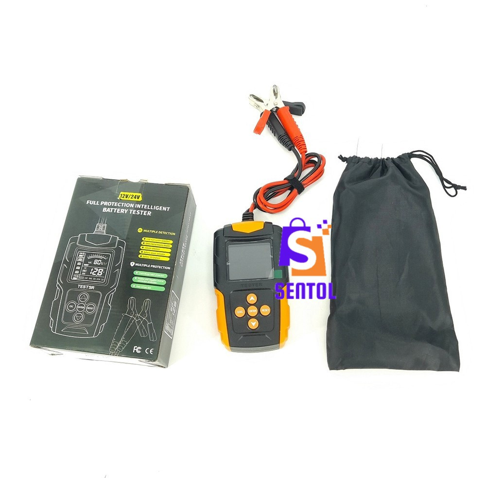 Battery Tester 12V 24V Full Protection Intelligent Battery Tester