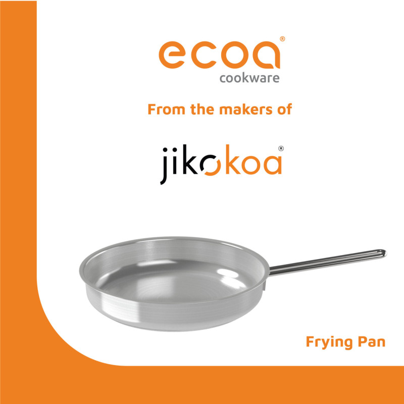 ECOA Stainless Steel Pan – 28cm - From the makers of Jikokoa