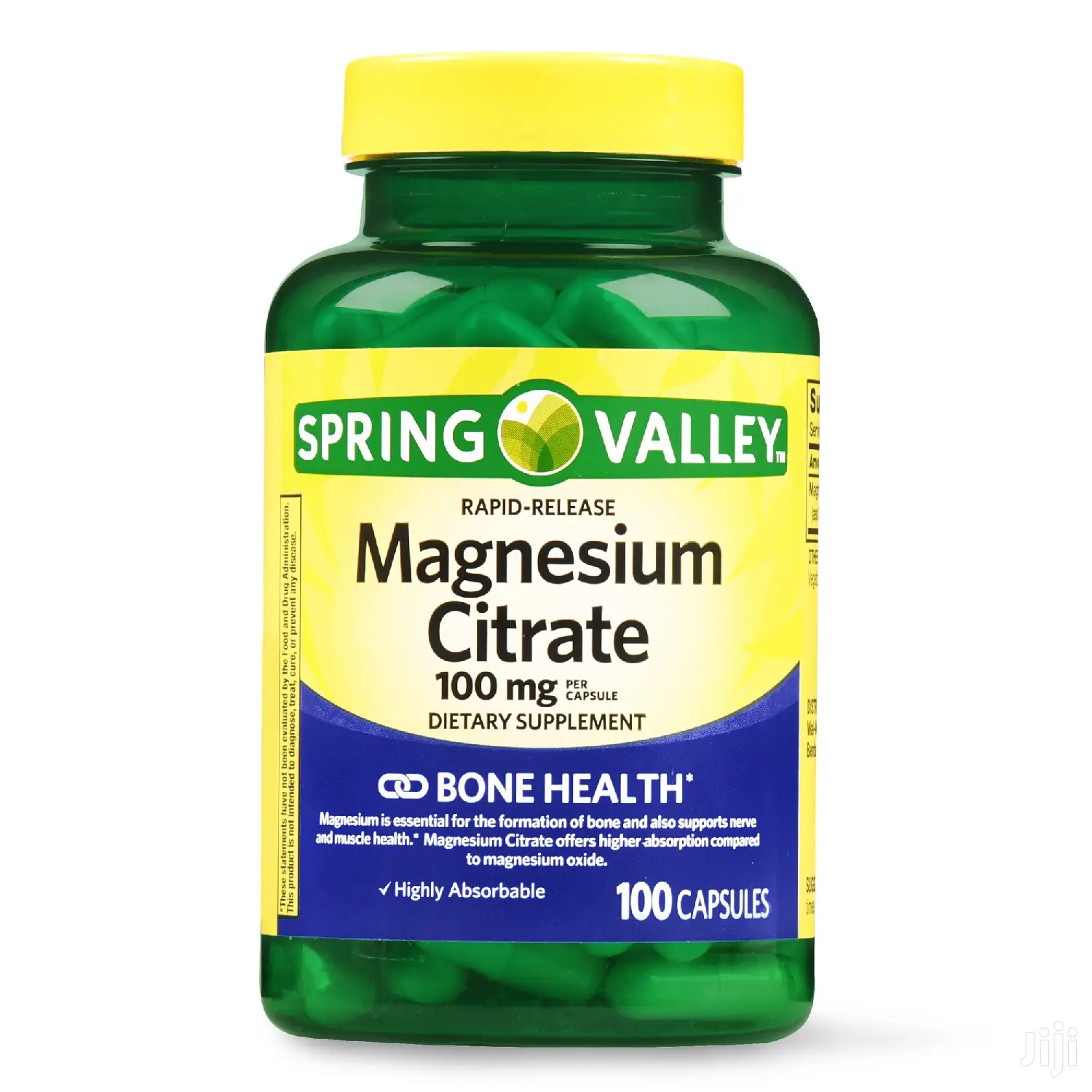 Spring Valley Magnesium Citrate Rapid Release Capsules.
