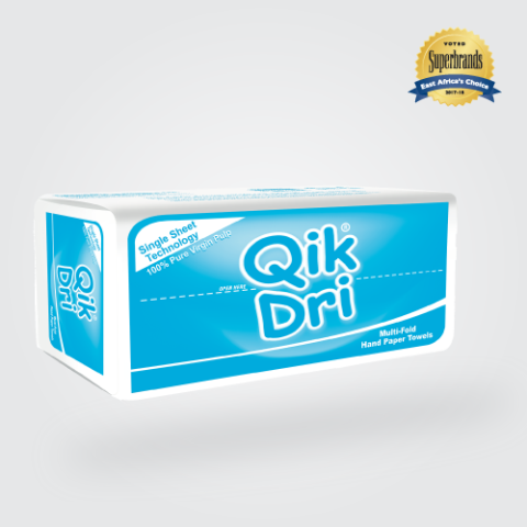 Qikdri white hand paper towels Embossed 12s 240sheets