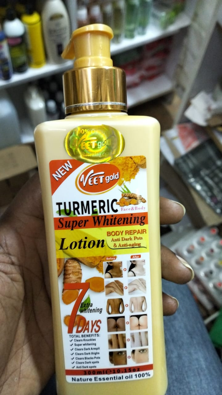 VEET GOLD Turmeric Super Whitening Skin Repair Body Lotion