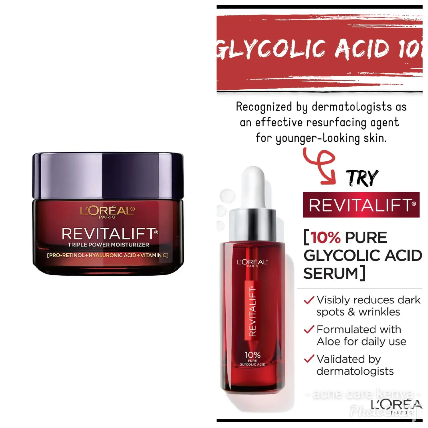 l'Oreal Best Darkspots Removal and Anti-Aging Combination