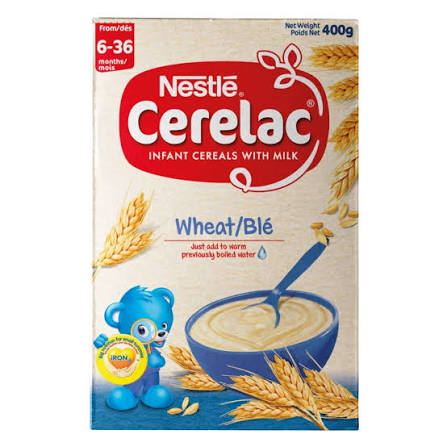 Nestle' Cerelac Wheat BIB 400g