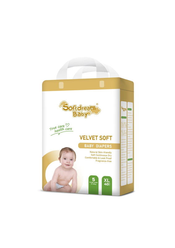 SoftDream Velvet Soft – Size 4 (Large Maxi)