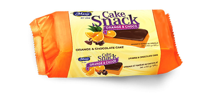 Manji Cake Snack - Orange & Choco 30g