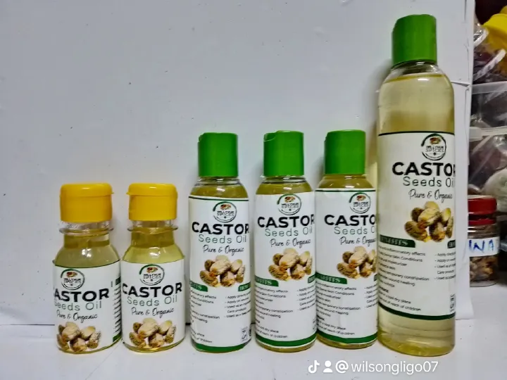 Organic Castor Seed Oil hexane free cold press
