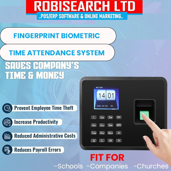 FINGERPRINT BIOMETRIC TIME ATTENDANCE SYSTEM