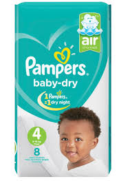 Pampers Babydry Low Court Maxi BTFY Unisex 8x8