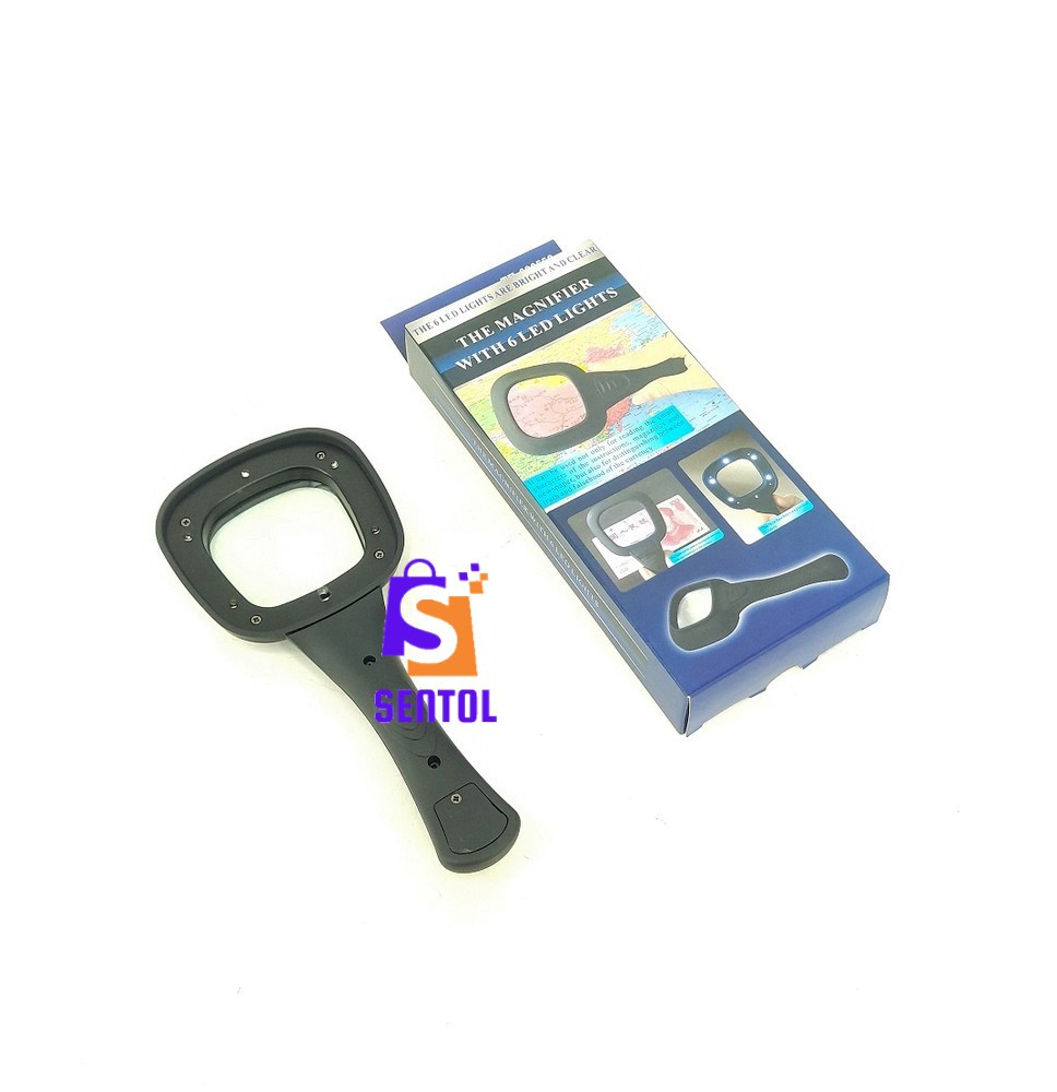 3X and 45X Magnifying Glass with Light