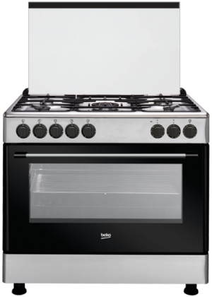 BEKO 90CM FREESTANDING COOKER: GE15120 DX