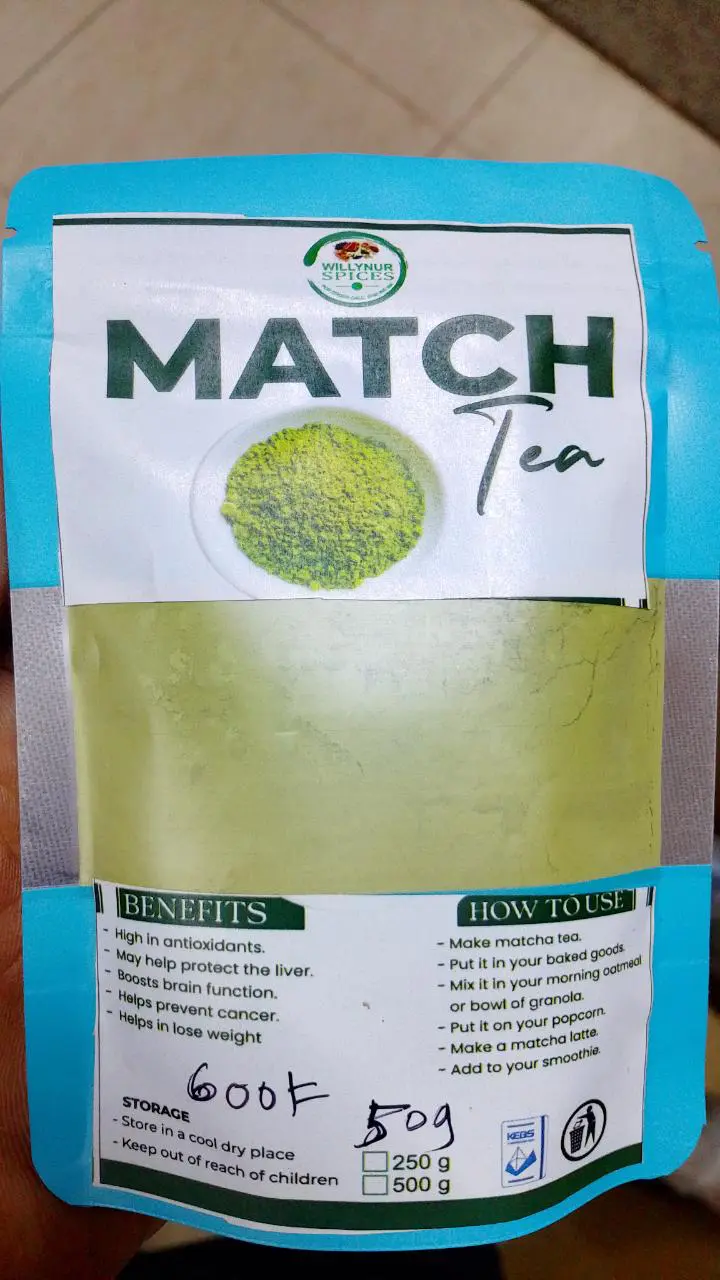 Matcha Green Tea (best for weight loss and antioxidant)