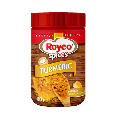 ROYCO TURMERIC GROUND SPICE 12X100G