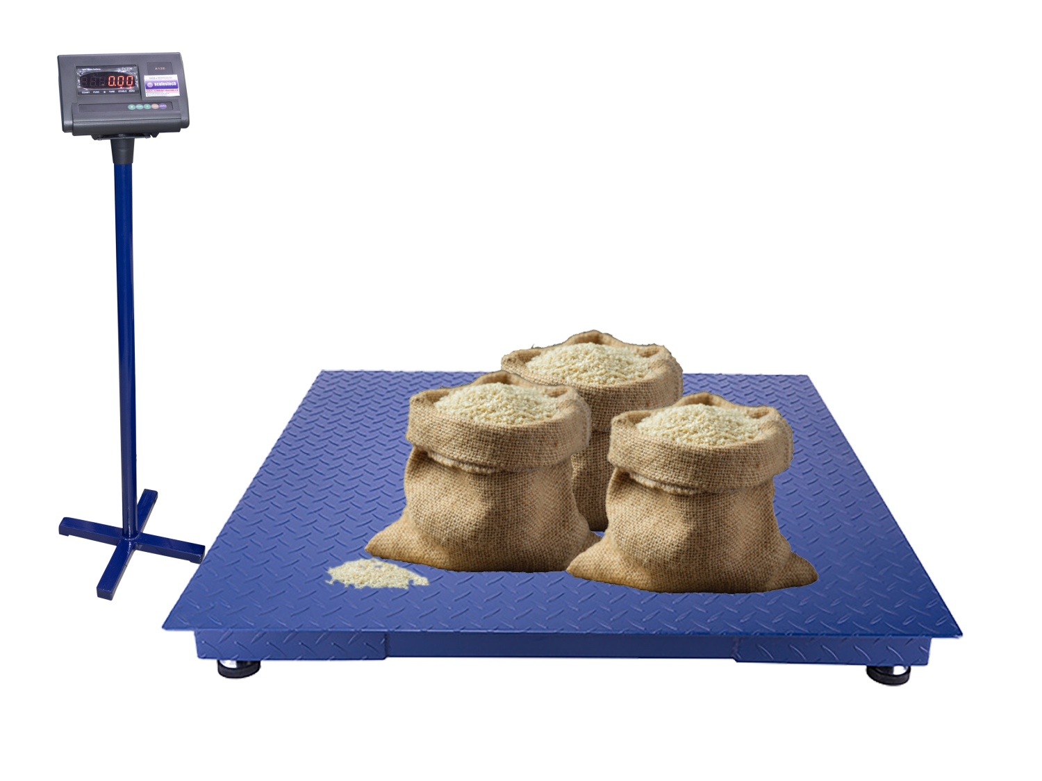 Industrial Heavy Duty Pure Mild Steel Floor Scale 1.2M*1.2M