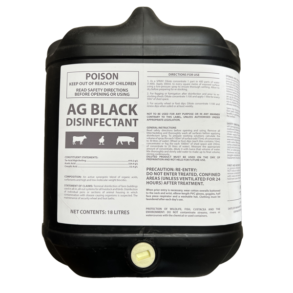 Generic Standard Black Disinfectant 20 Ltrs