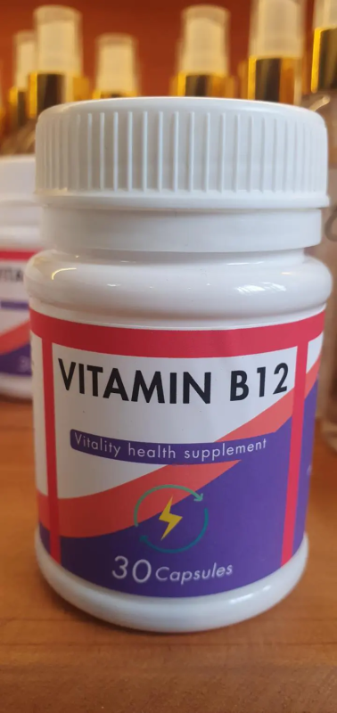 Vitamin B12 – Capsules for Energy, Nerve & Cognitive Support