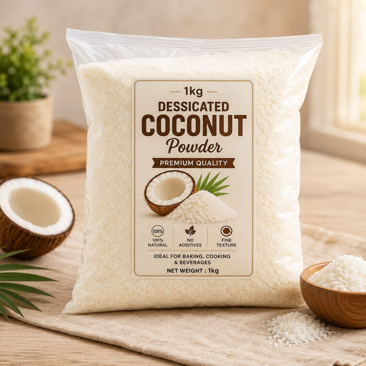 1kg Dessicated Coconut powder