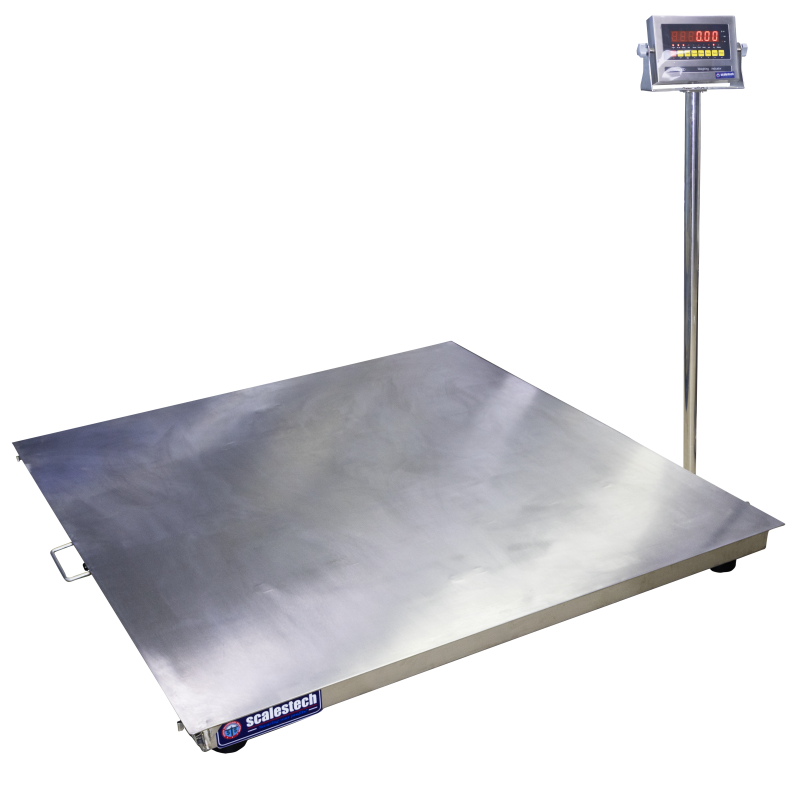 Industrial Heavy-Duty Fully Stainless Steel Floor Scale 1.2m by 1.2m