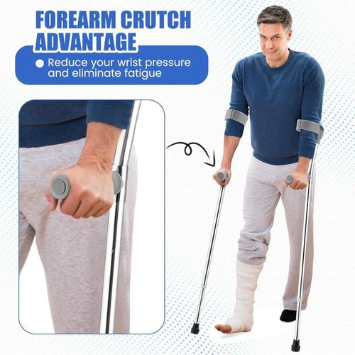 1 Pair Forearm/elbow Crutches for Adults