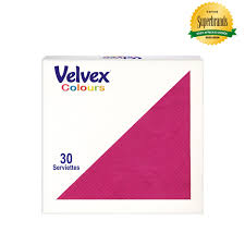 Velvex Deep Colour Coral Pink Serviettes 38cm