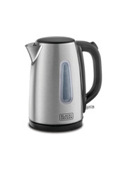 BLACK+DECKER JC450-B5 Cordless Kettle, Stainless Steel - 1.7L