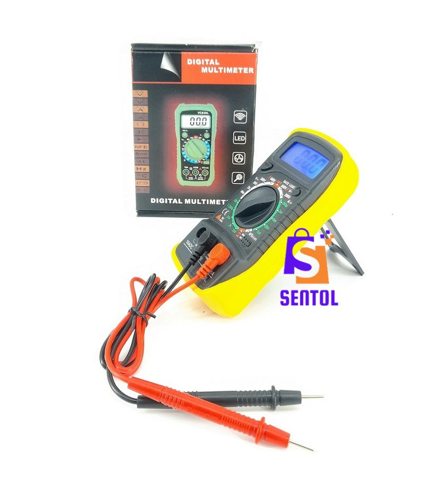 XL830L Backlit Pocket Digital Multimeter