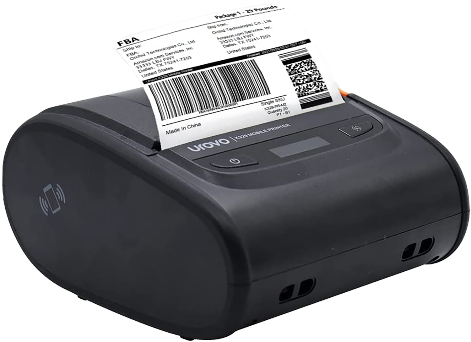Urovo K329 Portable Mobile Label Thermal Printer