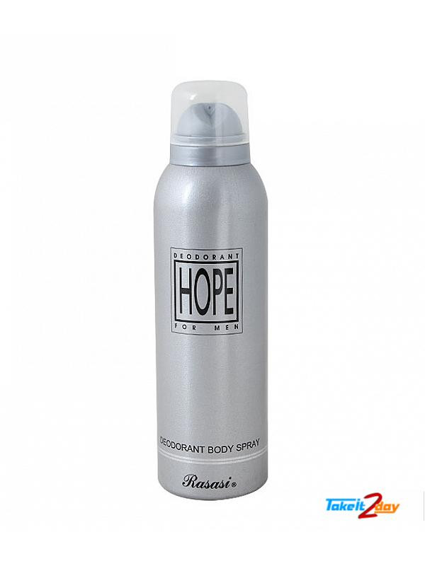 Rasasi Hope Deodorant Body Spray For Men 200 Ml