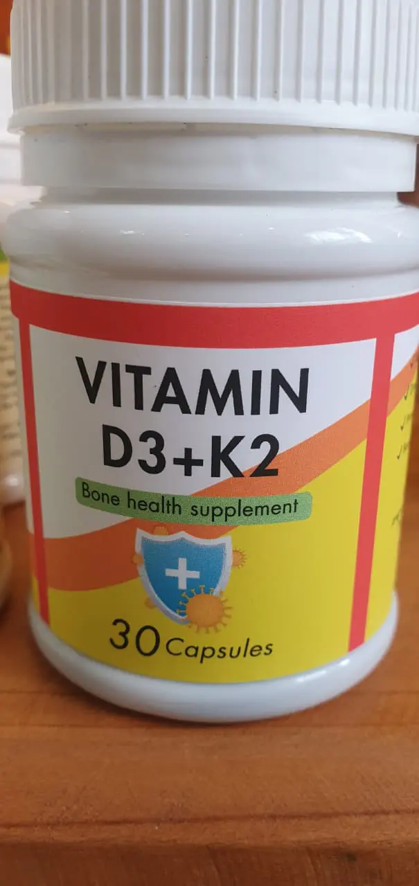 Vitamin D3 + K2 – Capsules for Bone Strength, Heart Health & Immune Support - 30 Capsules