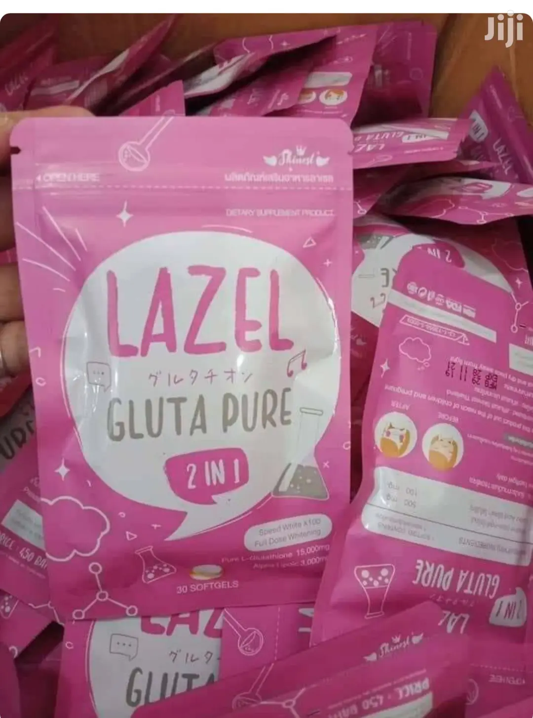 Lazel Gluta Pure 2 In 1 Supplement Brightening Antioxidant