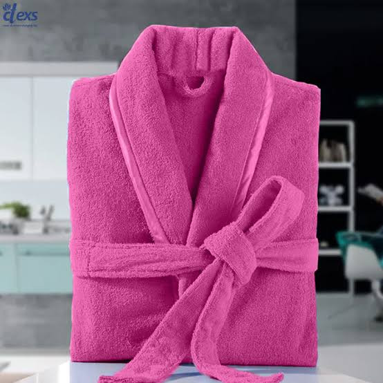 (Medium size)Cosy,Luxurious and soft Bathrobe(Pink)