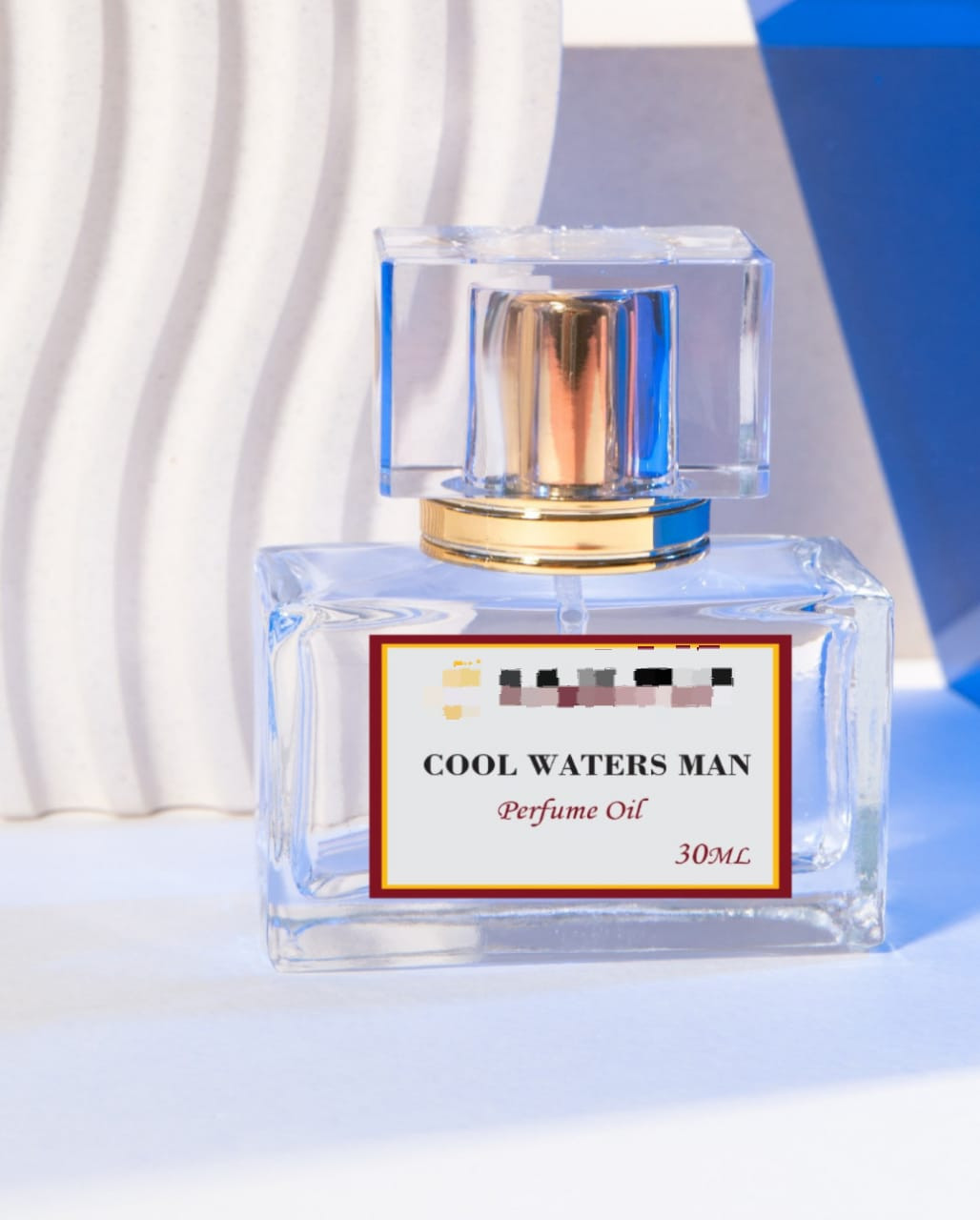 Cool Waters Man Gents Original Perfume Oil 30ml