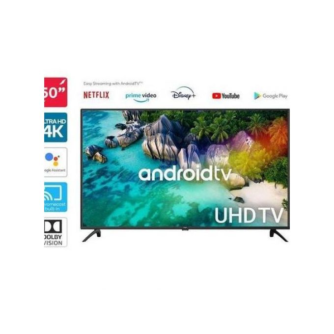 Gld 50" FLATSMART ANDROID FRAMELESS TV-YOUTUBE/NETFLIX-USB/HDMI-WITH BLUETOOTH