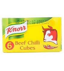 Knorr Soft Cube Beef Chilli Seasoning 6's