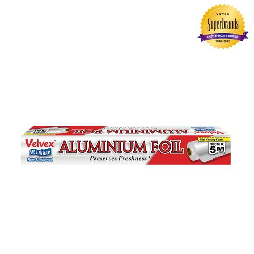 Velvex Aluminium foil Embrossed 30cm(w) 5m(l)