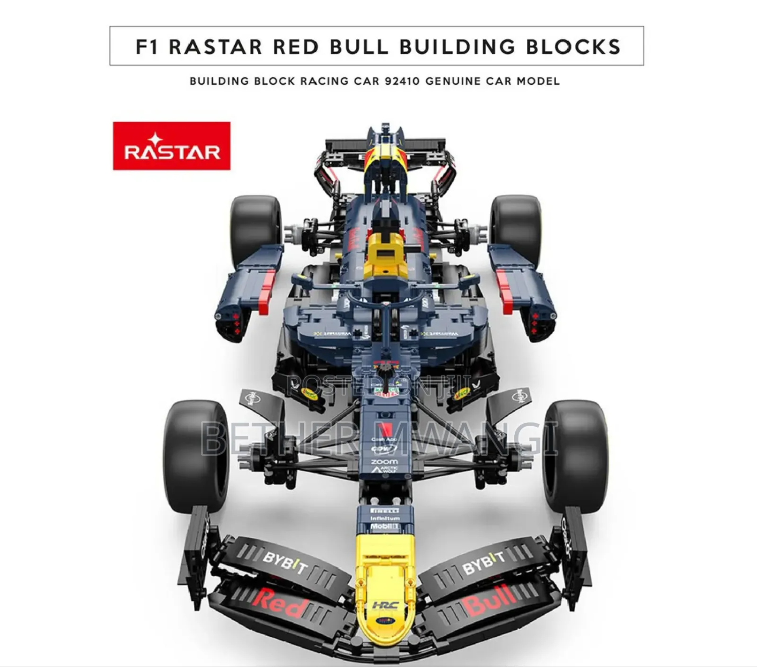 F1 Rastar Lego Red Bull Building Blocks