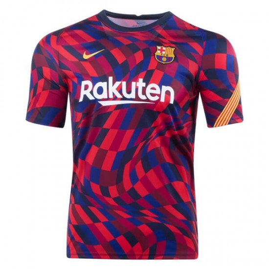 barca pre match jersey