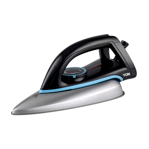 Von HDI1122SK/VSID12BSK Dry Iron Teflon Plate, 1000W - Black