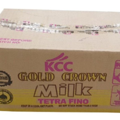 KCC Gold Crown Fino Long Life Whole Milk 500ml x 12 packets Carton