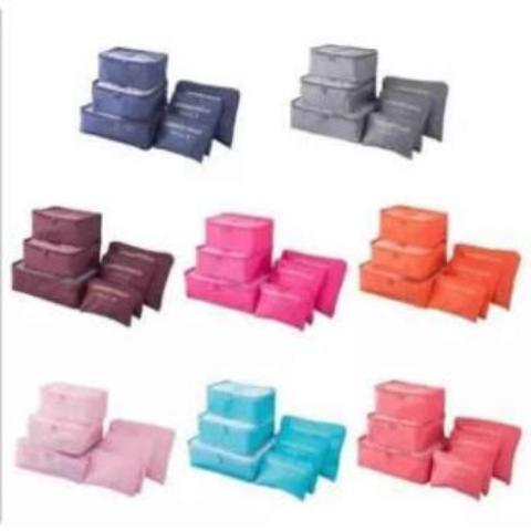 6pcd travelling bag organiser