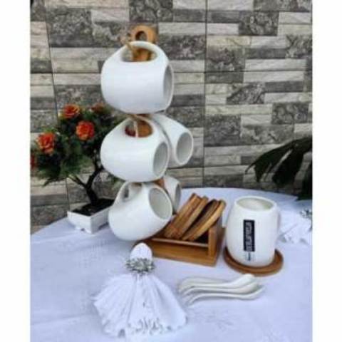 6 cup saucer set